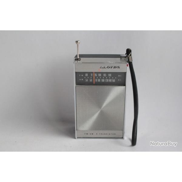 LLOYD'S Radio r�cepteur AM/FM model 8R35B 9 transitor