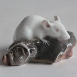 ROYAL COPENHAGEN Souris blanche 513 Erik Nielsen