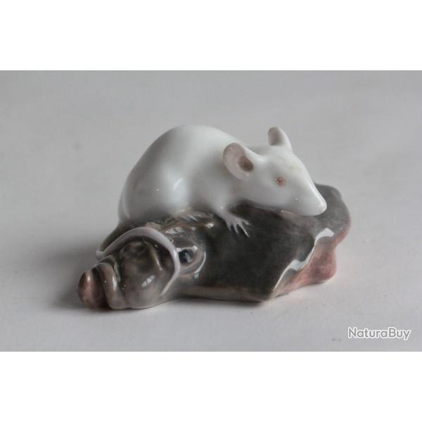ROYAL COPENHAGEN Souris blanche 513 Erik Nielsen