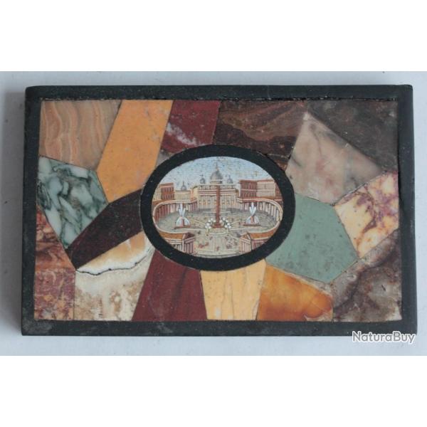 Plaque micro-mosa�que Place Saint Pierre Vatican Rome Italie