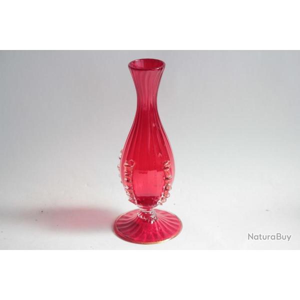 Vase Murano rouge or Barovier & Toso
