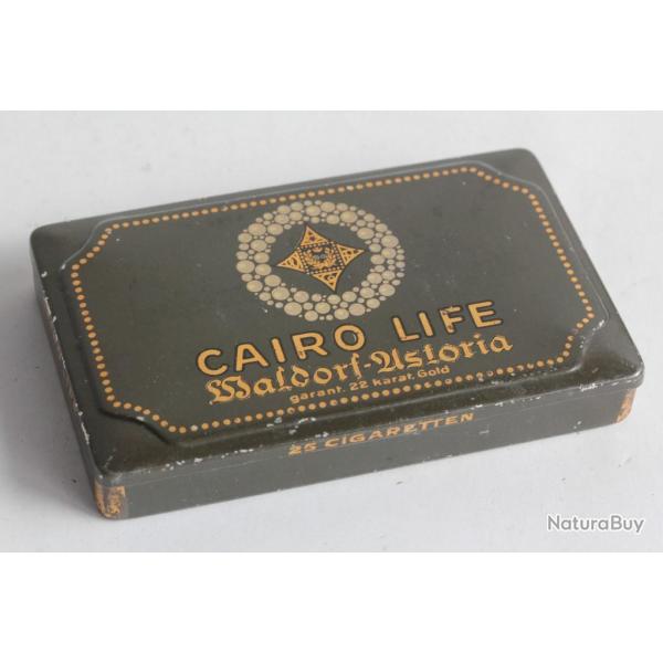 Bo�te � Cigarettes t�le Cairo Life Waldorf-Astoria