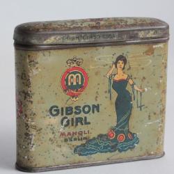 Bo&icirc;te &agrave; Cigarettes t&ocirc;le Gibson Girl Manoli