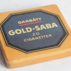 Bo&icirc;te &agrave; Cigarettes t&ocirc;le Garbaty Gold-Saba Allemagne