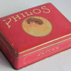 Bo&icirc;te &agrave; Cigarettes t&ocirc;le Philos Philipossian & Co. Suisse Art Nouveau
