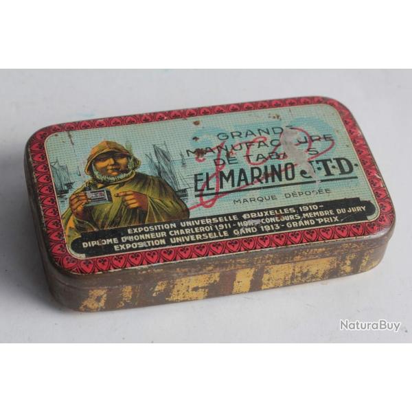 Bo�te � Cigarettes t�le El Marino Belgique
