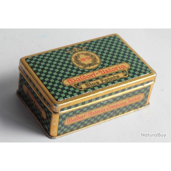Bo�te � Cigarettes t�le Waldorf-Astoria Blue Points Suisse