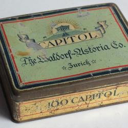 Bo&icirc;te &agrave; Cigarettes t&ocirc;le Waldorf-Astoria Capitol Suisse