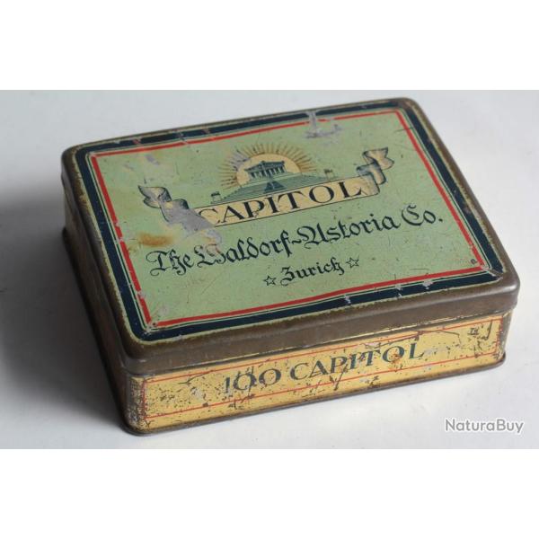 Bo�te � Cigarettes t�le Waldorf-Astoria Capitol Suisse