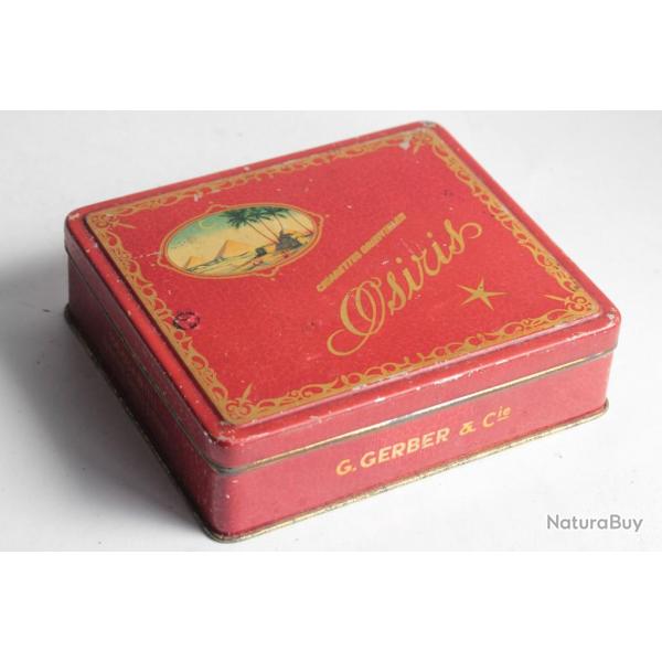 Bo�te � Cigarettes t�le Cigarettes orientales Osiris G. Gerber & Co