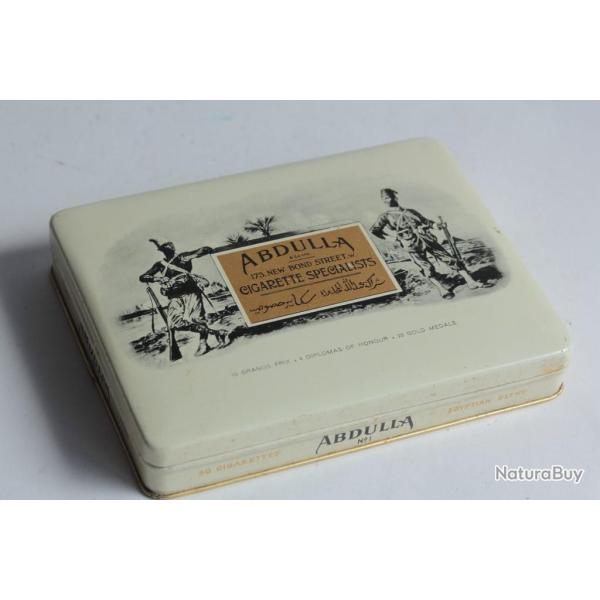 Bo�te � Cigarettes t�le Abdulla n�1 Angleterre