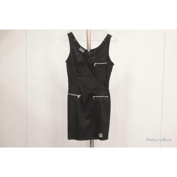 VERSACE Robe � damier vintage T42