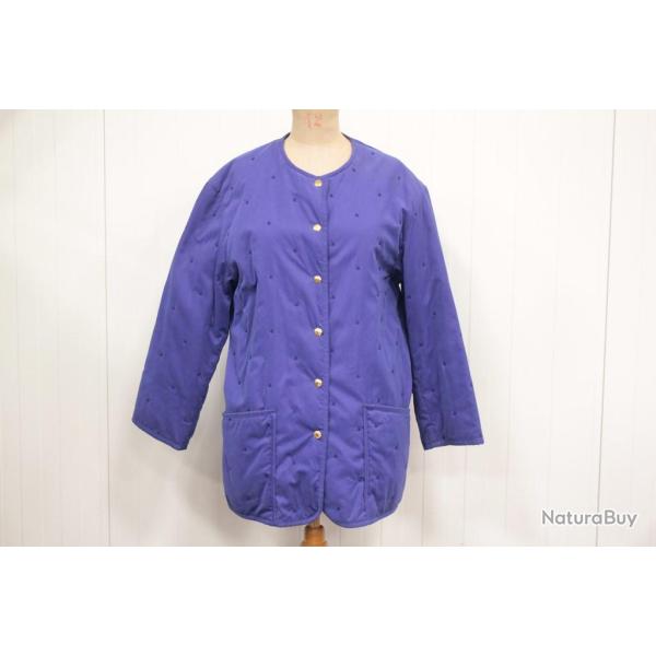 HERMES Blouson Veste bleu vintage Femme T38