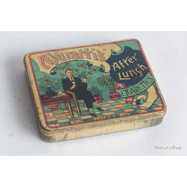 Bo�te � Cigarettes t�le Muratti's After Lunch