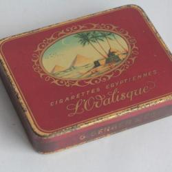 Bo&icirc;te &agrave; Cigarettes t&ocirc;le Cigarettes &Eacute;gyptiennes L'Odalisque G. Gerber & Co