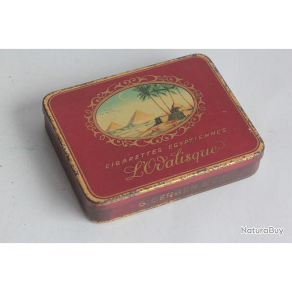 Bo�te � Cigarettes t�le Cigarettes �gyptiennes L'Odalisque G. Gerber & Co
