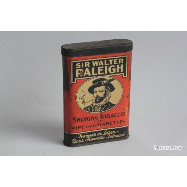 Bo�te � Cigarettes t�le Sir Walter Raleigh USA