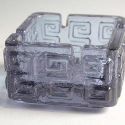 Tamara ALADIN Cendrier Taalari verre Riihim&auml;en Lasi Finlande