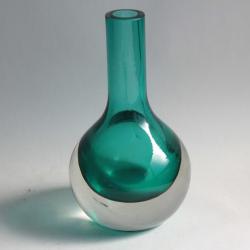 Tamara ALADIN Vase verre Riihim&auml;en Lasi O.Y Finlande