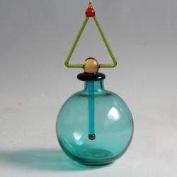 Flacon verre souffl&eacute; V. Nason & C. Murano Italie