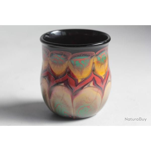 Andrea BOSCOLO Petit vase verre souffl� Murano