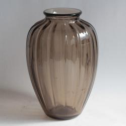 Vase verre MULLER Fr&egrave;res Lun&eacute;ville France Art d&eacute;co