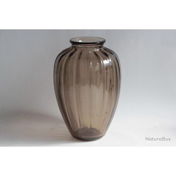 Vase verre MULLER Fr�res Lun�ville France Art d�co