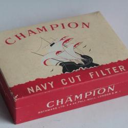 Bo&icirc;te &agrave; Cigarettes carton Champion Navy Cut Filter