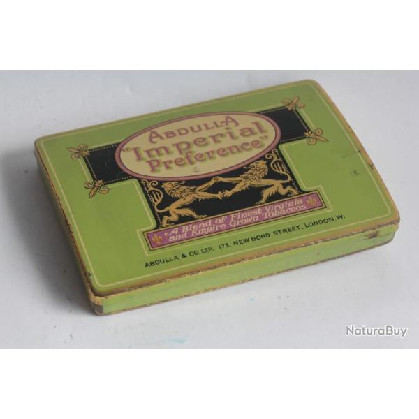 Bo�te � Cigarettes t�le Abdulla Imperial Preference London