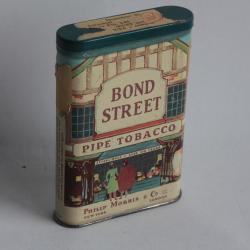 Bo&icirc;te &agrave; Cigarettes t&ocirc;le Bond Street Pipe Tobacco Philip Morris
