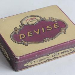 Bo&icirc;te &agrave; Cigarettes t&ocirc;le Lyra Devise