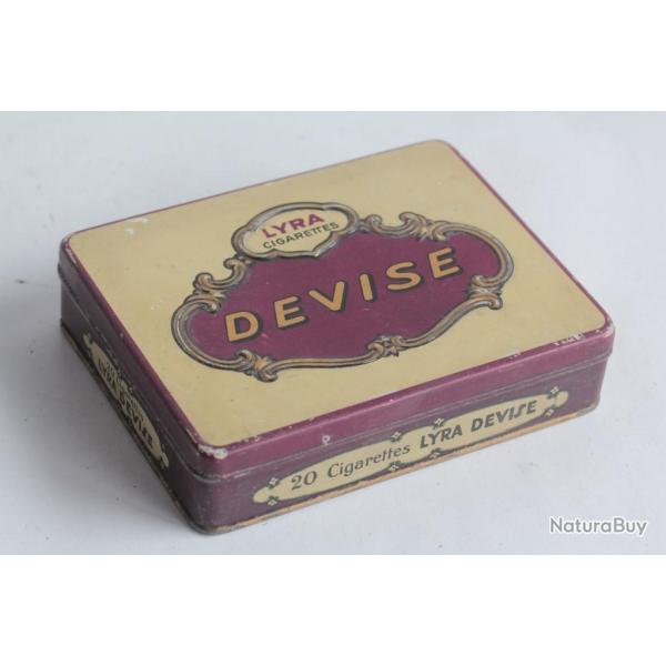 Bo�te � Cigarettes t�le Lyra Devise