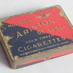 Bo&icirc;te &agrave; Cigarettes t&ocirc;le Muratti's Ariston de luxe