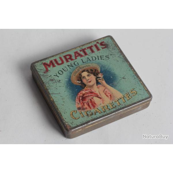 Bo�te � Cigarettes t�le Muratti's Young Ladies