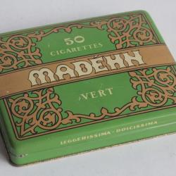 Bo&icirc;te &agrave; Cigarettes t&ocirc;le Mad&eacute;hn vert