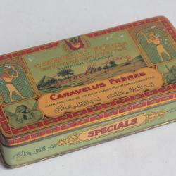 Bo&icirc;te &agrave; Cigarettes t&ocirc;le Caravellis Fr&egrave;res egyptian cigarettes Specials
