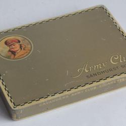 Bo&icirc;te &agrave; Cigarettes t&ocirc;le Army Club Sandhurst size