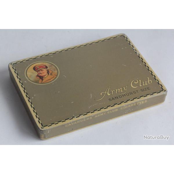 Bo�te � Cigarettes t�le Army Club Sandhurst size