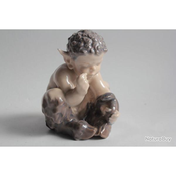 ROYAL COPENHAGEN Faune et serpent 1712 Christian Thomsen Danemark