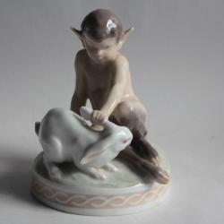 ROYAL COPENHAGEN Faune et lapin 996/439 Christian Thomsen Danemark