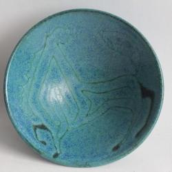Bol c&eacute;ramique Cheval Robert MEYNARD Vallauris
