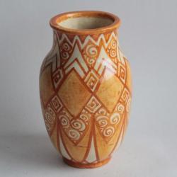 LACHENAL Vase c&eacute;ramique Art d&eacute;co