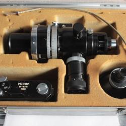 Appareil photo argentique Nikon M35-S pour microscope + adaptateur EFM