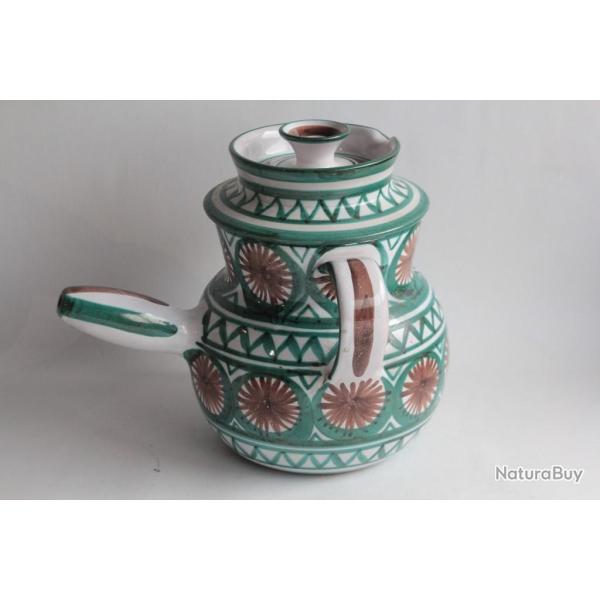 Grand pot couvert c�ramique Robert PICAULT Vallauris