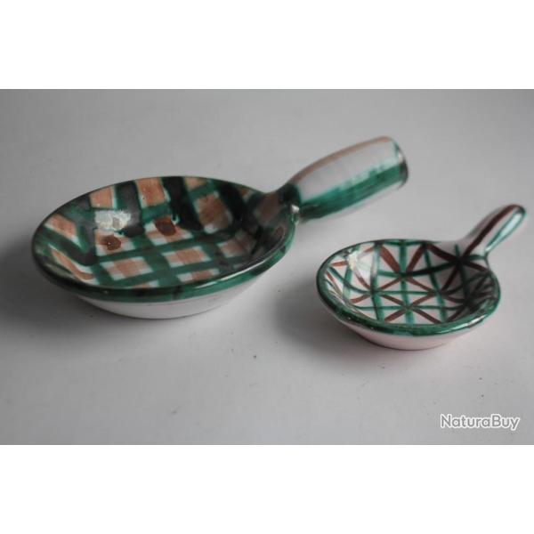 2 Po�lons c�ramique Robert PICAULT Vallauris