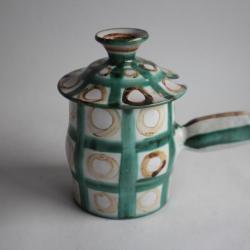 Pot couvert c&eacute;ramique Robert PICAULT Vallauris