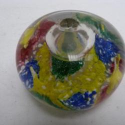 Boule presse-papier en sulfure encrier &eacute;criture bureau