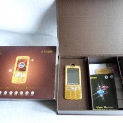 T&eacute;l&eacute;phone Bijoux ZT669 Mobile ZTC SHINBO Gold Or