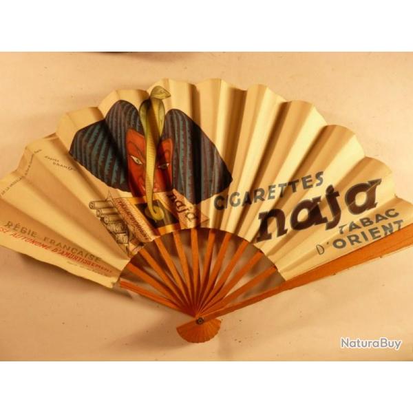 �ventail publicitaire cigarettes orient DRANSY - Paul COLIN