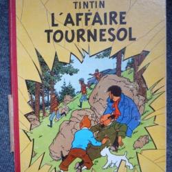 BD Tintin Herg&eacute; L'Affaire Tournesol B20 1956